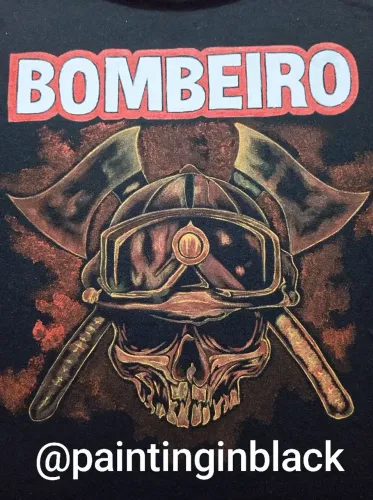 Pintura artesanal personalizada camisetas patches madeira