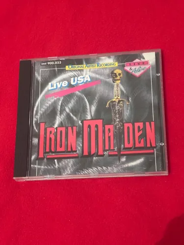 Iron Maiden live USA promo cd raro maiden colecao rock Heavy Metal 