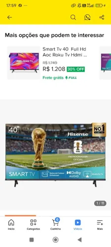 Tv 40 polegadas