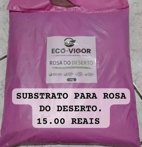 SUBSTRATO PARA ROSA DO DESERTO