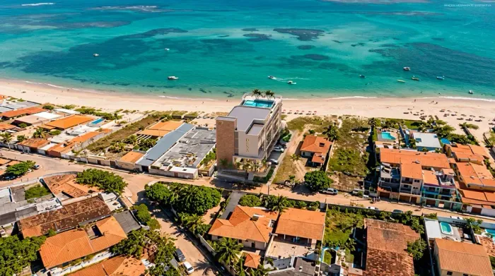 Studio na beira-mar de Tamandaré (PE) com: 22m² e varanda!