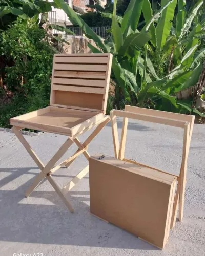 Maleta para laços em madeira pinus 