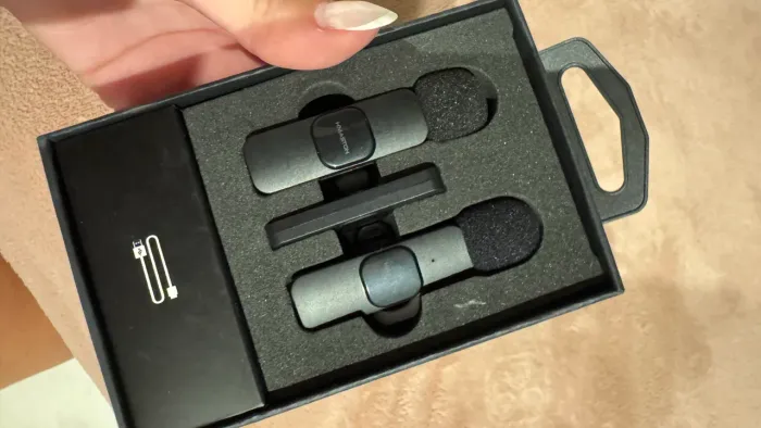 Microfone de lapela 