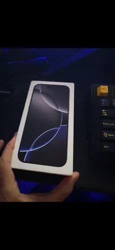 NOVO!! LACRADO!! iPhone 16 PRO MAX Preto Titânio 256GB