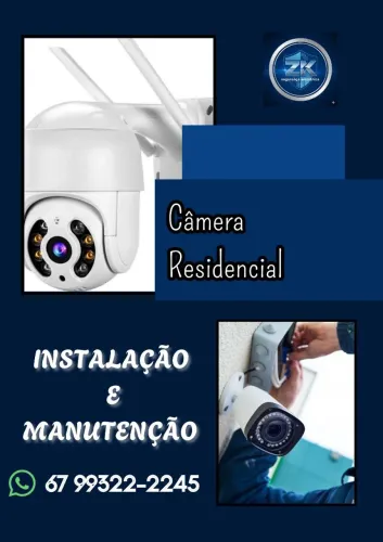 Câmeras Residenciais Monitoramento Inteligente.