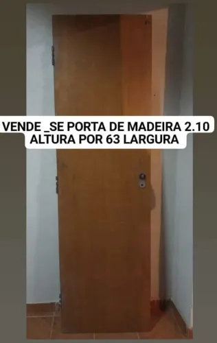 PORTAS DE MADEIRA 140, CADA 