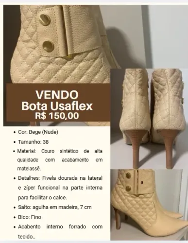Vendo Bota Usaflex