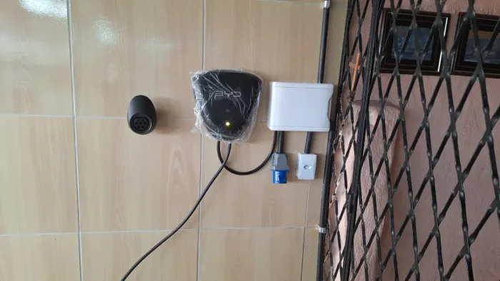 Instalação de Carregador de Carro Eletricos