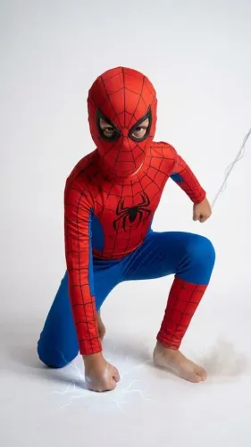 fantasia homem aranha tom holland infantil com espulma luxo tamanho m