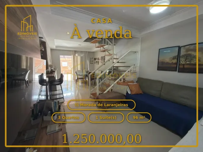 Oportunidade: casa em condomínio em Morada de Laranjeiras, venha conhecer!