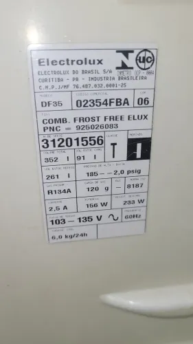 Geladeira Electrolux DF35 352L