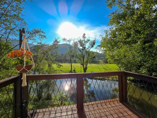 Sítio 20.000m² Nova Veneza com escritura 3 casas Piscina Castelo Campo ACEITA permuta