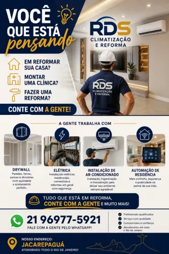 Ar-Condicionado, Elétrica e Drywall | Instalação e Reformas RJ
