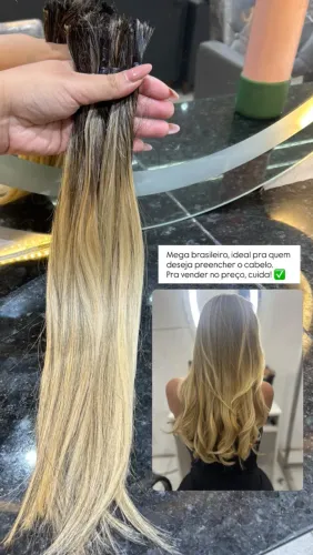 Mega hair brasileiro