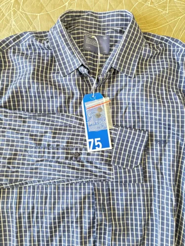 Camisa xadrez manga longa Triton