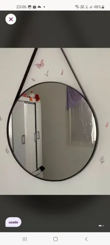 Espelho redondo 45cm adnet