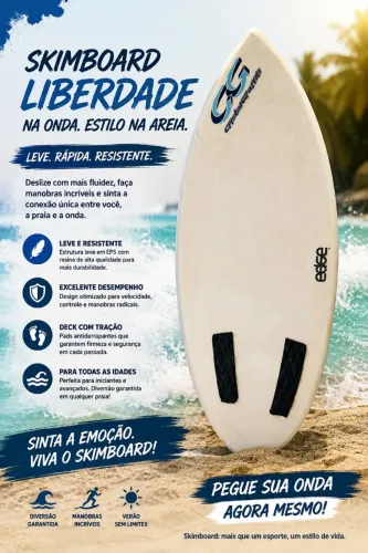 Prancha de Skimboard 
