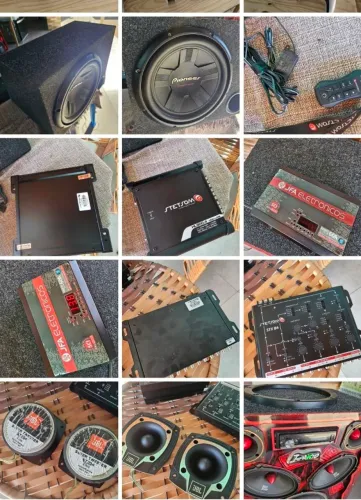 Som automotivo zerado passo cartão só venda 