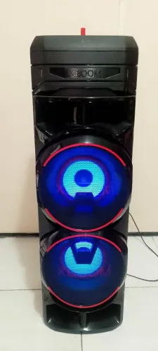 TORRE DE SOM LG BOMM SUPER POTÊNCIA GARANTIA EXTENDIDA ATE 2028