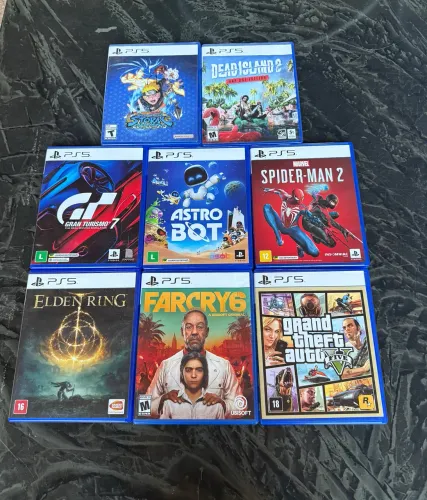 Lote jogos de ps5