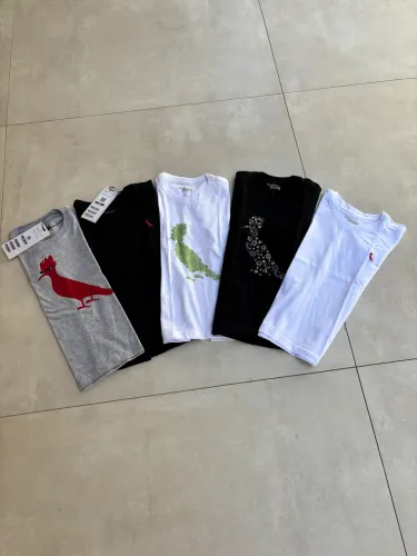 Kit 5 camisetas menino 4 anos