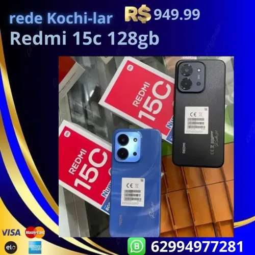 Celular redmi 15c 128 GB novo lacrado
