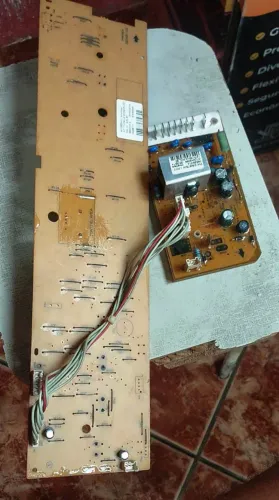 Placa Interface + Potência da lavadora Brastemp ative 11kg Mod BWB11ABANA20 127v usado.