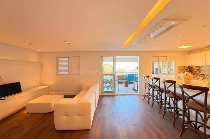 Apartamento mobiliado com 03 dormitórios para locação, 231 m² no Bairro Campestre - Santo
