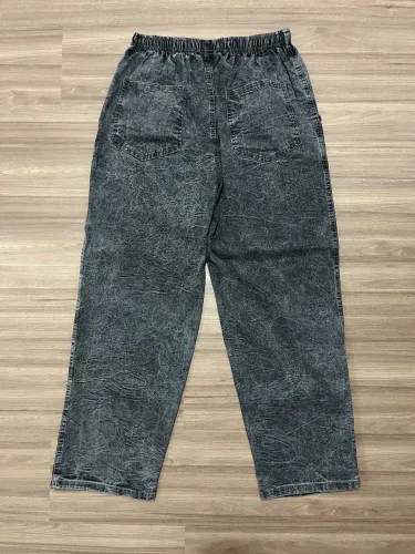 Calça Jeans Estonada Preta