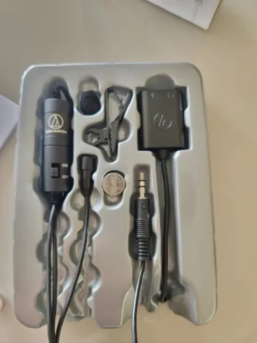 Microfone Condensador Lapela - Audio Technica