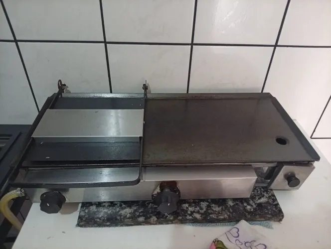 Chapa a gás com 2 boca