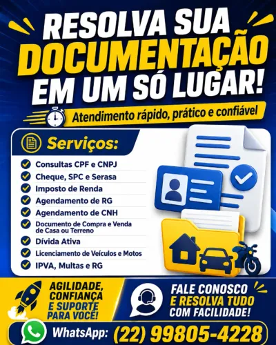 Agendamentos,declarações,documentos e serviços