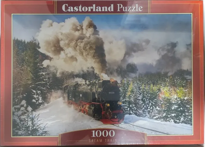 Quebra cabeça puzzle castorland trem 1000 peças importado novo lacrado 