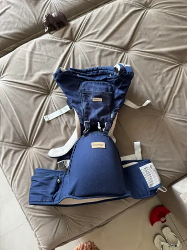 CANGURU para bebê ergonômico 12 posições - azul marinho