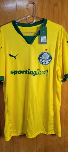 Camisa do palmeiras amarela