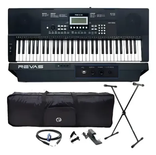 Teclado Roland Revas KB-330 + Acessórios