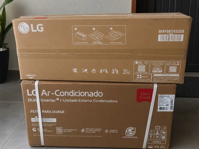 Ar condicionado split 12.000btus LG dual inverter