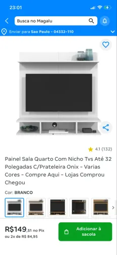 Painel novo na caixa