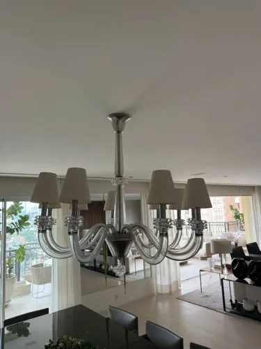 Lustre Amsterdam Barovier Toso Cristal Murano Original