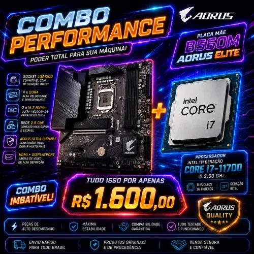 KIT UPGRADE GAMER - PLACA-MÃE + PROCESSADOR ?