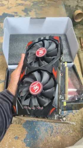 Placa de Video RX580 8GB na caixa