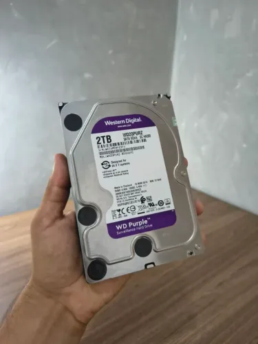 HD WD Purple 2TB SATA 3.5" Saudável - Aceito Cartão | Entrego & OLX Pay
