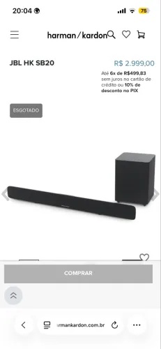 Soundbar Harman Kardon SB20