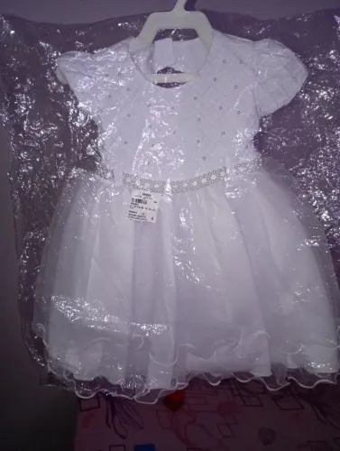Vestido infantil branco