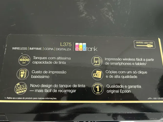 Impressa Epson EcoTank Multifuncional Wi-Fi