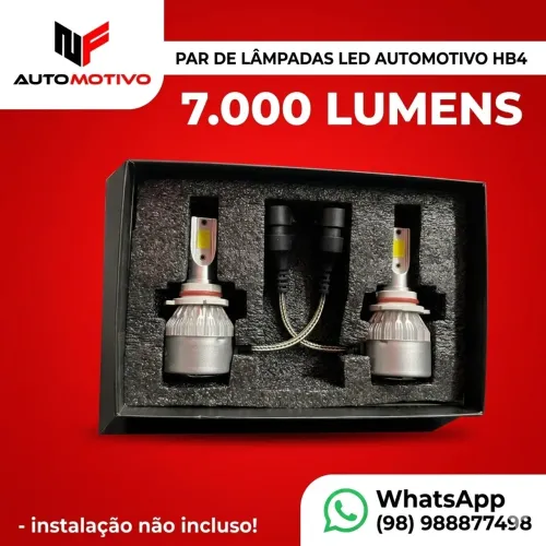 Led 7 mil lumens automotivo