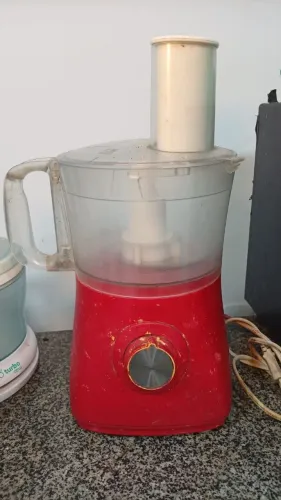 Processador de Alimentos Philco Vermelho Usado (Funcionando)
