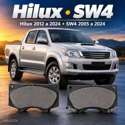 Pastilha de Freio Dianteira Toyota Hilux e SW4 Jurid HQJ2227A - Nova