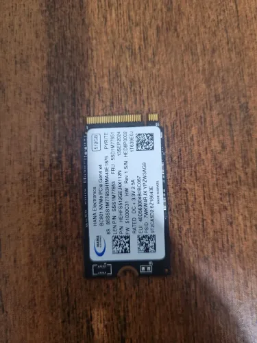 Ssd Nvme M.2 2242 512gb Hana Pcie Gen4x4 Bc901 Com Ciclos funcionando perfeitamente 