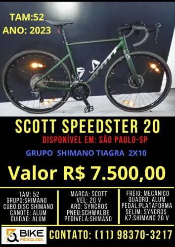 SCOTT SPEEDSTER - 2023 -  Oportunidade